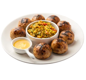 Litti Sabji (2 Pieces)